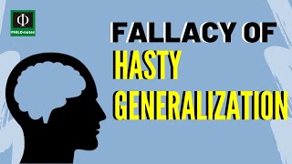 Hasty Generalization [upl. by Jorgensen]