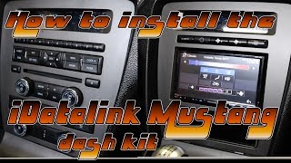 How to install the iDataLink Mustang kit [upl. by Junna]