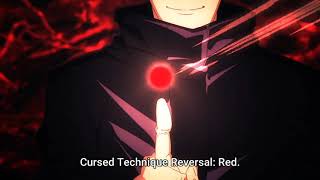 Gojo Satoru using quotCursed Technique Reversal Redquot  Jujutsu Kaisen English Sub [upl. by Cirdet717]