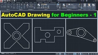 AutoCAD Drawing Tutorial for Beginners  1 [upl. by Hymie130]