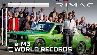 Rimac eM3 World Records [upl. by Ynetruoc120]