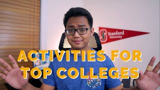 The Extracurricular Activities that Top Colleges DoDont Want to See [upl. by Aiyotal]