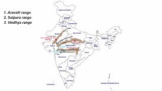 Peninsular Mountains of India  Aravalli Vindhya Satpura Western amp Eastern Ghats  UPSC Geography [upl. by Esaele684]