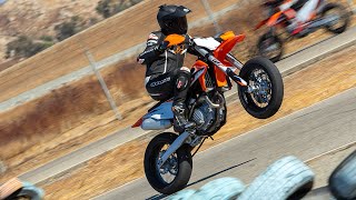 2021 KTM 450 SMR Review  MC Commute [upl. by Bari549]