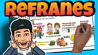 📚 Los REFRANES para NIÑOS de PRIMARIA con su SIGNIFICADO [upl. by Bar641]