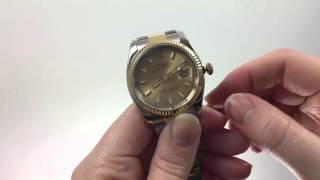 How to Set the Time for the Rolex Datejust [upl. by Mell238]