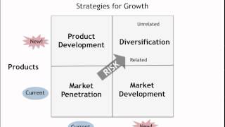 The Ansoff Matrix [upl. by Shellans]