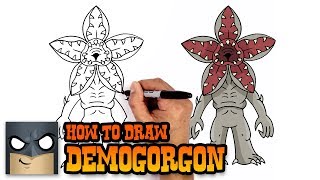 How to Draw Demogorgon  Stranger Things Art Tutorial [upl. by Yanrahs568]