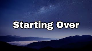 Starting Over Chris Stapleton lyrics [upl. by Neddie]