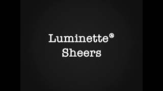 Luminette® Sheers by Hunter Douglas [upl. by Hendel958]