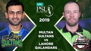 Match 10 Full Match Highlights Multan Sultans Vs Lahore Qalandars  HBL PSL 4  HBL PSL 2019  MA2 [upl. by Bree]