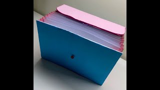 How to make an expandable file folder with sections [upl. by Brien]