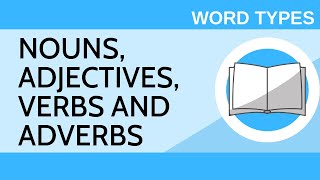 Nouns Adjectives Verbs and Adverbs  Word Types I [upl. by Nevsa102]