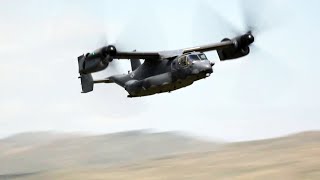 Low Level V22 Osprey Mach Loop Flybys in The Welsh Mountains [upl. by Humberto]