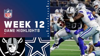 Raiders vs Cowboys Week 12 Highlights  NFL 2021 [upl. by Nnalorac444]