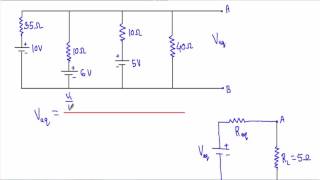 Millman Theorem  Example 1 with simulation [upl. by Ellened]