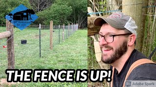 Stretch Woven Wire Fence by Yourself – Tips amp Tricks [upl. by Aniretac]