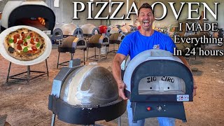 I Made A Pizza Oven From scratch and a Pizza ALL IN 24 HOURS [upl. by Moonier]