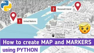 Create Maps with Folium and Python  Plotting google map using folium package in python  Folium [upl. by Karola]