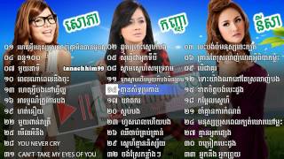 Meas Soksophea Ouk Sokun Kanha Sokun Nisa Old Song Non Stop Best Collection Vol 4 [upl. by Thomey70]