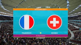 FRANKREICH  SCHWEIZ  UEFA Euro 2020  Achtelfinale  28062021 [upl. by Asset]