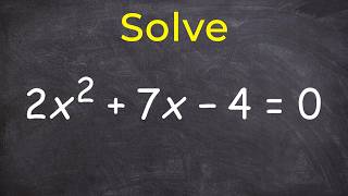 Solving a quadratic by completing the square [upl. by Ybab]