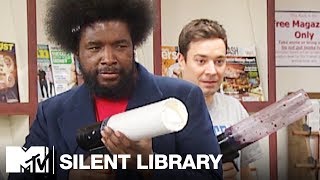 Jimmy Fallon amp The Roots Take on the Silent Library  MTV Vault [upl. by Melissa]