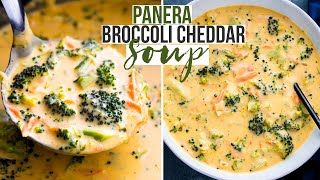 30 Minute Broccoli Cheddar Soup Better than Panera [upl. by Alecram]