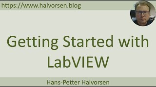 Getting Started with LabVIEW [upl. by Shriver]