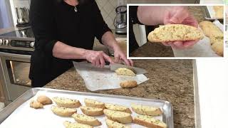 DELICIOUS Almond Biscotti  Traditional Italian Recipe [upl. by Ayahc]