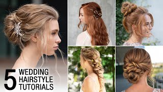 5 Wedding Hairstyle Tutorials  How to Style Hair for Formal Events  Kenra Professional [upl. by Ttegirb]