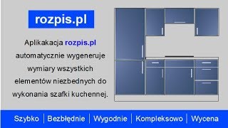 Program do obliczania formatek meblowych [upl. by Burgess]