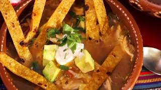 Quick Chicken Tortilla Soup [upl. by Enerehs764]