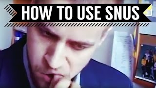 How to use Swedish Snus  Northernercom [upl. by Granger170]