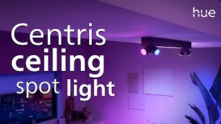 Ceiling Light Solution Discover the Philips Hue Centris [upl. by Alarick]