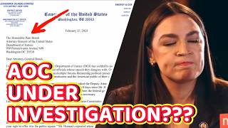 AOC TERRIFIED Begs DOJ to Reveal Investigation into Her Helping Migrants aoc newyork immigration [upl. by Denbrook]