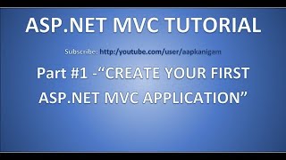 Part 1 Stepbystep ASPNET MVC Tutorial for Beginners  How to create a  website using MVC [upl. by Bugbee155]