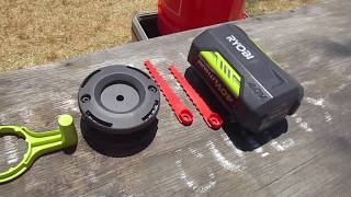 Ryobi 40V Brushless String Trimmer Unbox and Review [upl. by Noy904]