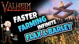 Farm Flax amp Barley Faster in Valheim [upl. by Naired]