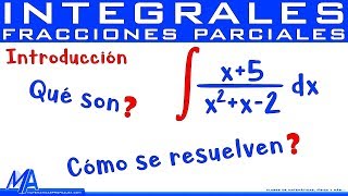 Integración por Fracciones Parciales  Introducción [upl. by Wernher]