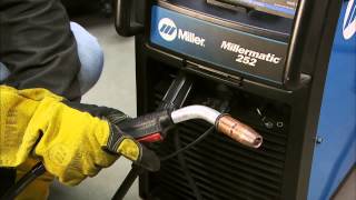 Millermatic® 252 MIG welder runin [upl. by Volin]