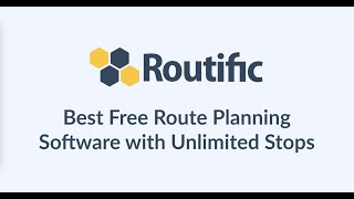 Best Free Route Planning Software With Unlimited Stops [upl. by Adnal]