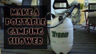 How to Make a Camping Shower  Life Hack [upl. by Attenoj133]