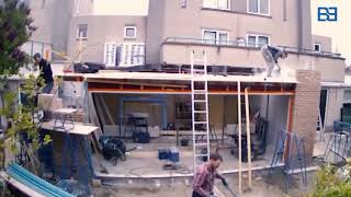 aanbouw of uitbouw timelapse bouw verslag [upl. by Devan]