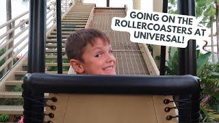 RIDING ROLLERCOASTERS AT UNIVERSAL  The Radford Family [upl. by Schubert]