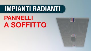 Soffitto radiante per riscaldamento e raffrescamento [upl. by Saltzman]