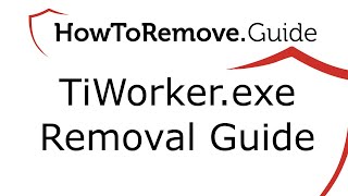 Remove TiWorkerexe Virus [upl. by Aramat]