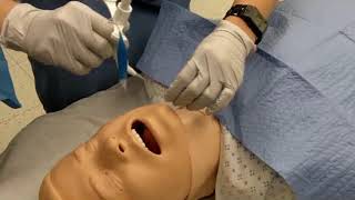 Surgical tracheostomy procedure [upl. by Jessalyn]