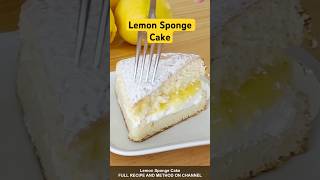 Lemon Sponge Cake [upl. by Rosamond580]