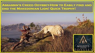 Assassins Creed® Odyssey Where is the Makedonian Lion [upl. by Ttocs]